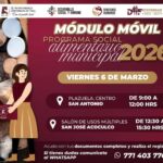 El módulo móvil de registro al «Programa Social Alimentario Municipal 2026» estará en la comunidad de San Antonio
