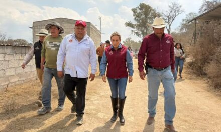 Acondicionan camino ejidal en Tepeji del Río