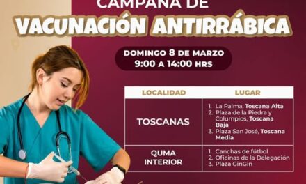 Inicia Campaña de Vacunación Antirrábica en Atotonilco de Tula