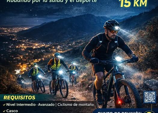 Organizan rodada ciclista nocturna en Tepeji del Río