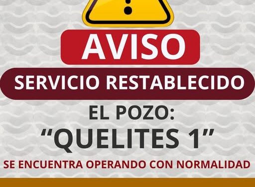 Servicio de agua en Tepeji fue restablecido tras concluir labores de reparación
