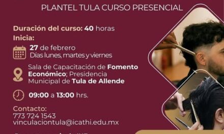Impartirán curso de cortes y peinados en Tula de Allende