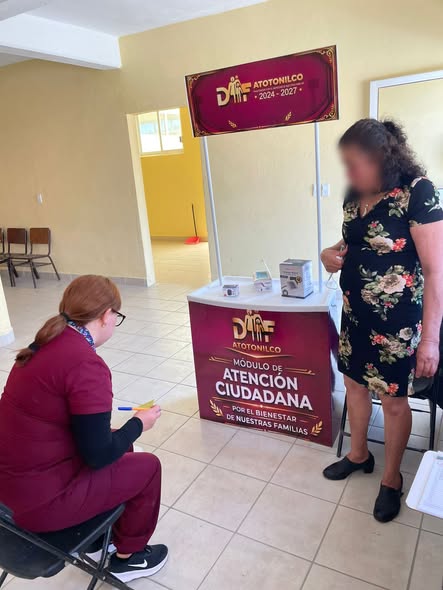 DIF Atotonilco de Tula acerca atención y servicios a la comunidad de San José Acoculco