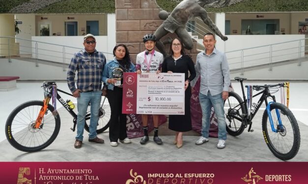 Atotonilquense representará al municipio en competencia nacional de ciclismo de montaña
