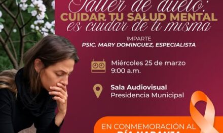 Gobierno de Atotonilco de Tula invita al Taller de Duelo, un espacio de reflexión y sanación profunda
