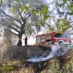 Bomberos Tula atendieron el reporte ciudadano de incendio en la comunidad de Jalpa