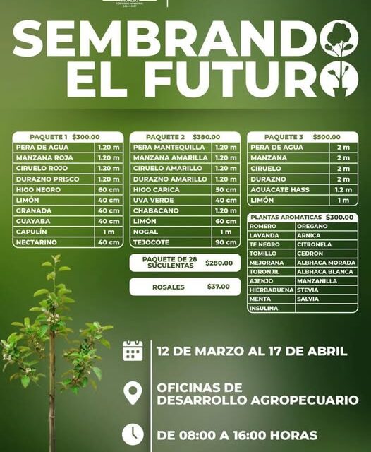 Programa «Sembrando el futuro» llega a Tula de Allende