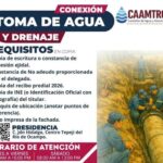 Conoce los requisitos para solicitar la conexión de agua y drenaje en Tepeji del Río