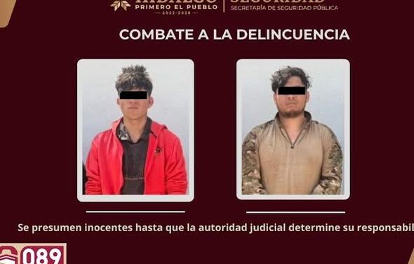 Seguimiento del C5i deriva en aseguramiento de dos personas en Tezontepec de Aldama