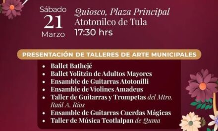 Gobierno de Atotonilco de Tula invita a la población a festejar juntos la llegada de la primavera