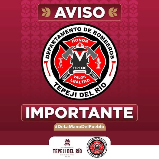La Unidad Municipal de Protección Civil y Bomberos Tepeji del Río informa: