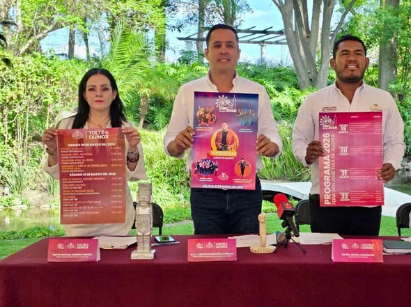 Gobierno municipal de Tula presenta cartel oficial de la Feria San José Tula 2026 y programa del Toltéquinox