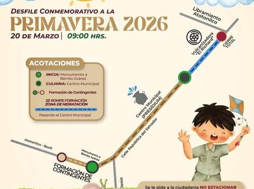 Todo listo para el Desfile de Primavera en Atotonilco de Tula