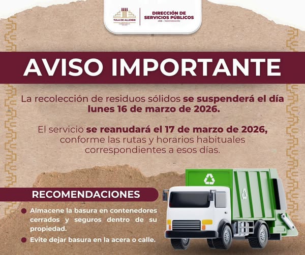 Aviso a la población tulense