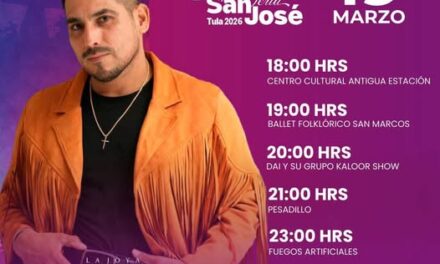 Hoy inicia la Feria San José Tula 2026 con la presentación estelar de Espinoza Paz