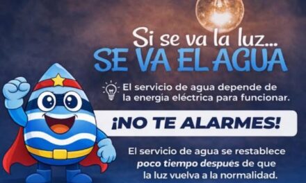 ¿Sabías que cuando se va la energía eléctrica, también puede verse afectado el suministro del agua probable?