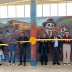 Inauguran mural es escuela primaria de Tepeji del Río