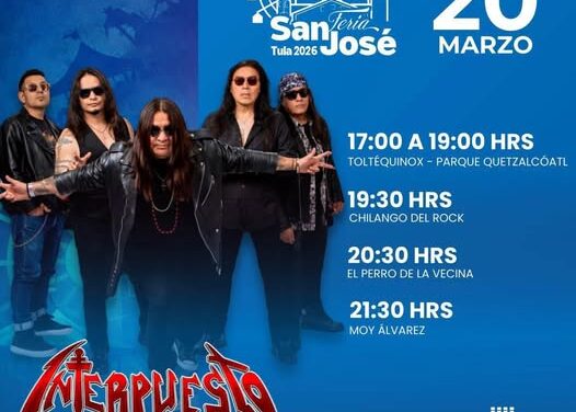 El rock está más vivo que nunca y lo vas a encontrar en la Feria San José Tula 2026