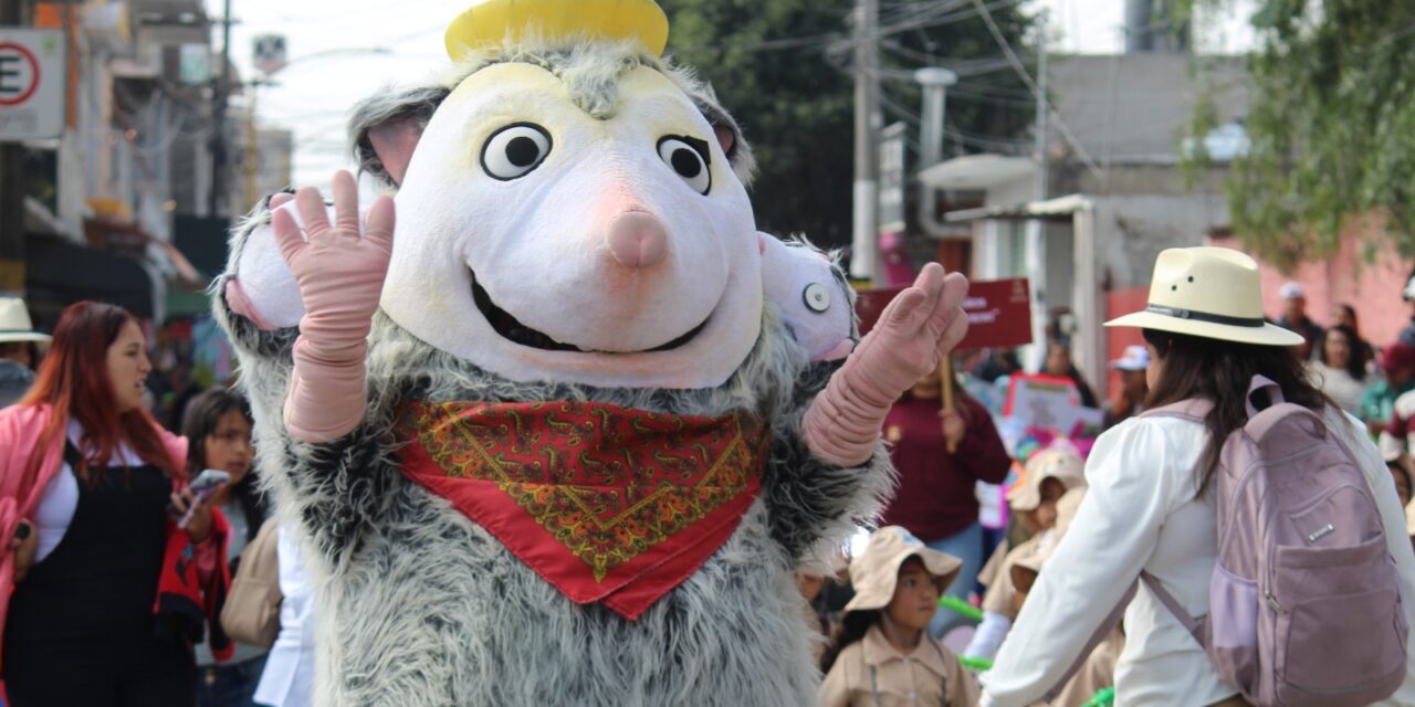 Se llevó a cabo el Desfile de Primavera en Atotonilco de Tula