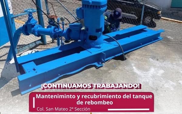 Personal de la CAAMTROH realiza trabajos de mantenimiento en los pozos de abastecimiento
