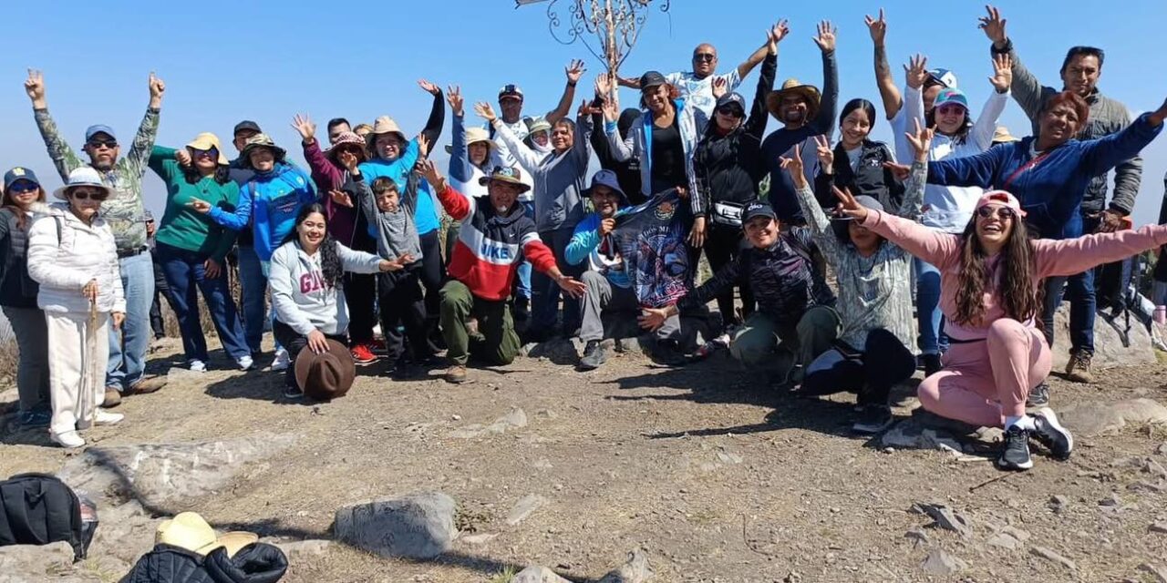 Continúan jornadas de senderismo en Atotonilco de Tula