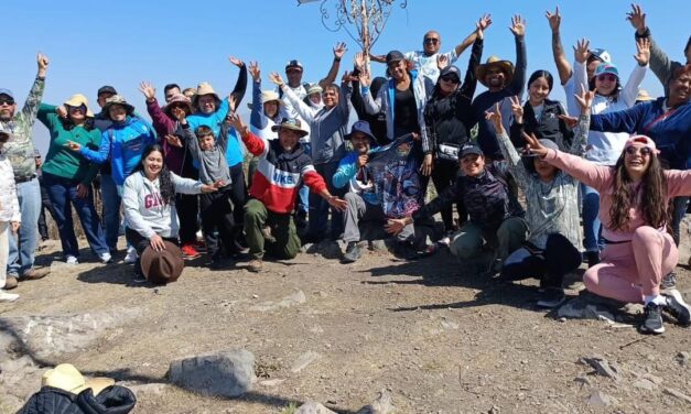 Continúan jornadas de senderismo en Atotonilco de Tula