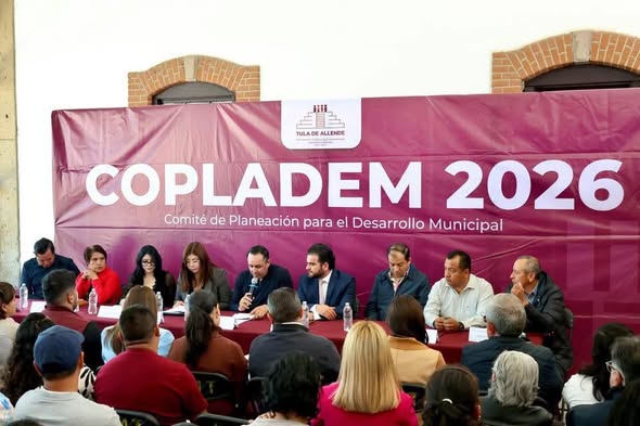 Se llevó a cabo la Primera Sesión Ordinaria del COPLADEM 2026 en Tula de Allende