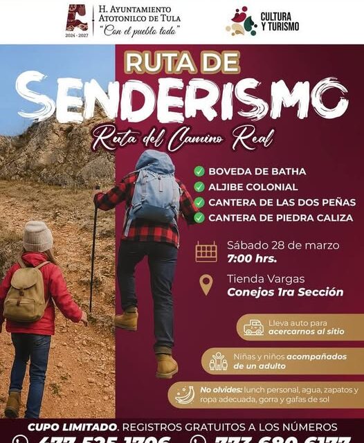 Explora Atotonilco, únete a la ruta de Senderismo «Camino Real»