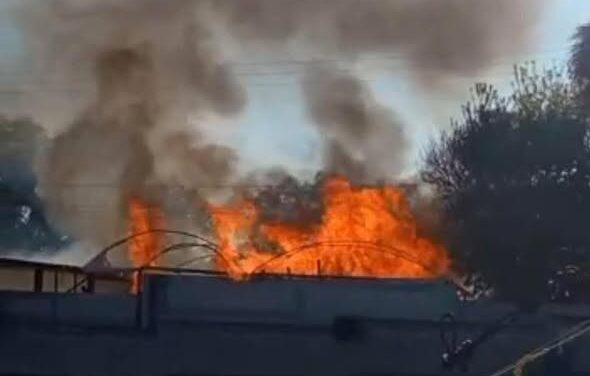 Bomberos Tula atienden reporte de incendio en San Francisco Bojay