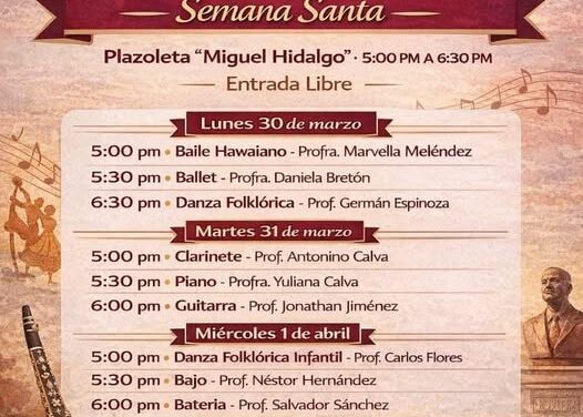 Organizan «Festival de Talleres de Semana Santa» en Tepeji del Río