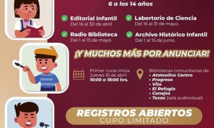 Lanzan programa de talleres artísticos y de aprendizaje para niñas y niños de Atotonilco de Tula