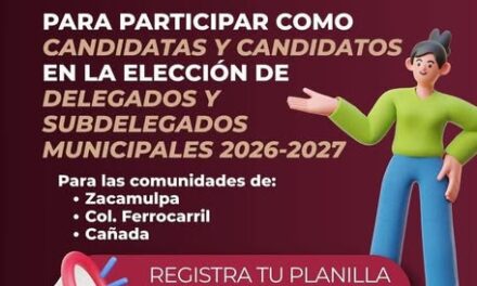 Abren convocatoria para elección de autoridades auxiliares en tres comunidades de Atotonilco de Tula