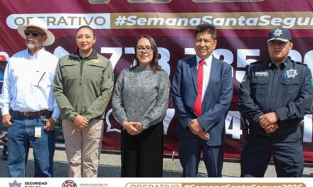 Arranca operativo «Semana Santa Segura 2026» en Atotonilco de Tula