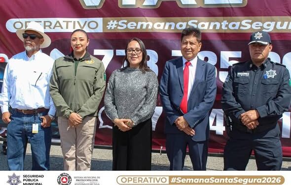 Arranca operativo «Semana Santa Segura 2026» en Atotonilco de Tula