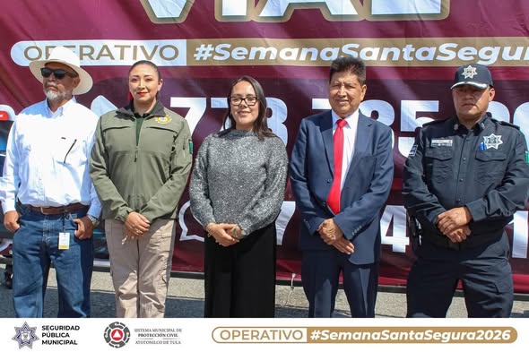 Arranca operativo «Semana Santa Segura 2026» en Atotonilco de Tula