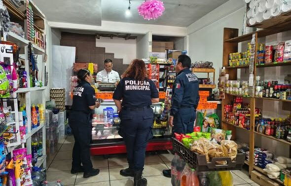 Fortalecen recorridos preventivos en comercios de Tepeji del Río