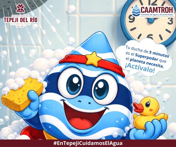 La Comisión de Agua de Tepeji del Río promueve el uso responsable del agua