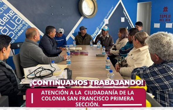 Comisión de Agua Tepeji mantiene contacto directo con la ciudadanía