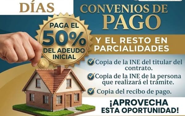 ¿Tienes adeudo de tu servicio de agua potable?