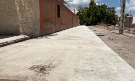 Por concluir trabajos de rehabilitación de la calle Nigromante en Tepeji del Río