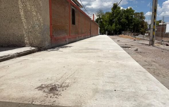 Por concluir trabajos de rehabilitación de la calle Nigromante en Tepeji del Río