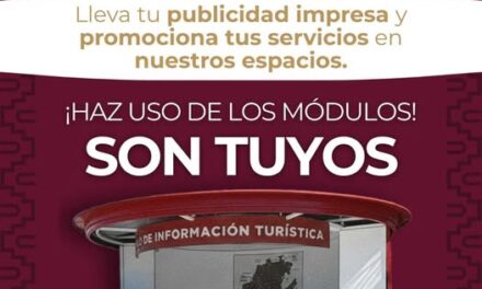 Invitan a prestadores de servicios turísticos a aprovechar los módulos de información para difundir su oferta en Tula de Allende