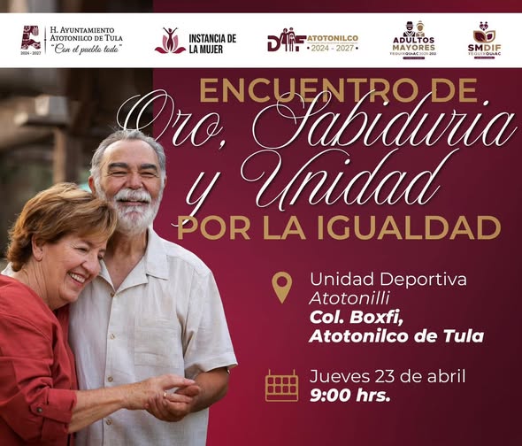 Fomentan convivencia entre adultos mayores de Atotonilco de Tula