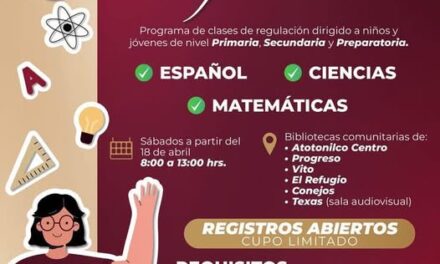 El gobierno de Atotonilco de Tula te invita reforzar tus conocimientos en «Aulas Abiertas»