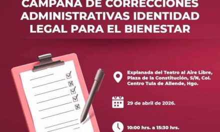 El gobierno municipal de Tula de Allende te invita a la Campaña de Correcciones Administrativas