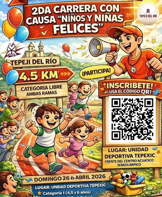 Realizarán 2do Trote Amigo Recreativo en Tepeji del Río
