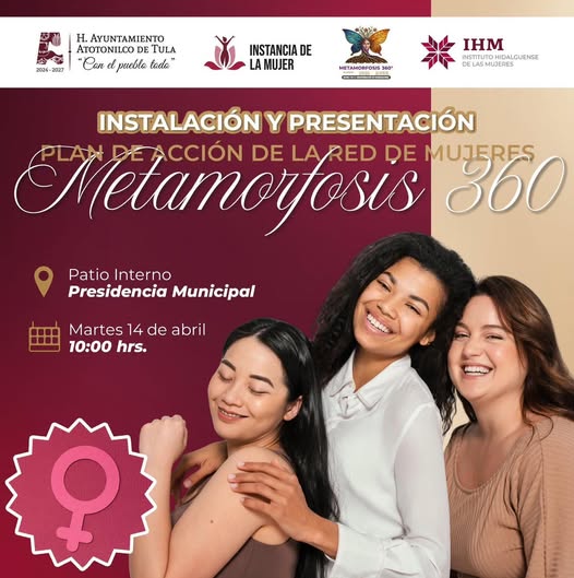 Instalarán Red de Mujeres «Metamorfosis 360» en Atotonilco de Tula