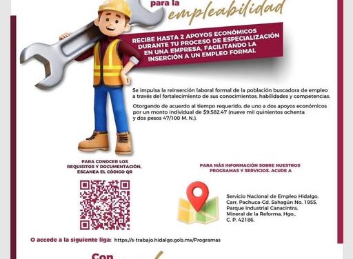 Fortalece tus conocimientos y habilidades con el programa «Fortalecimiento de la Vinculación y Movilidad Laboral, Primero el Pueblo”