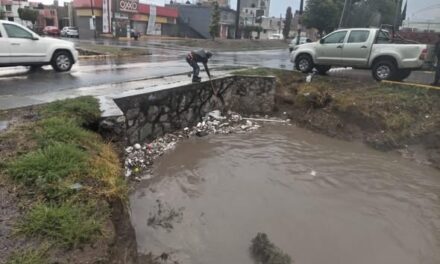 Monitorean y dan atención a los distintos drenes pluviales de la Zona Metropolitana de Pachuca