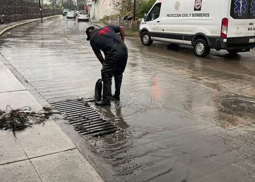 Realizan operativos de prevención tras las lluvias registradas en Tula de Allende